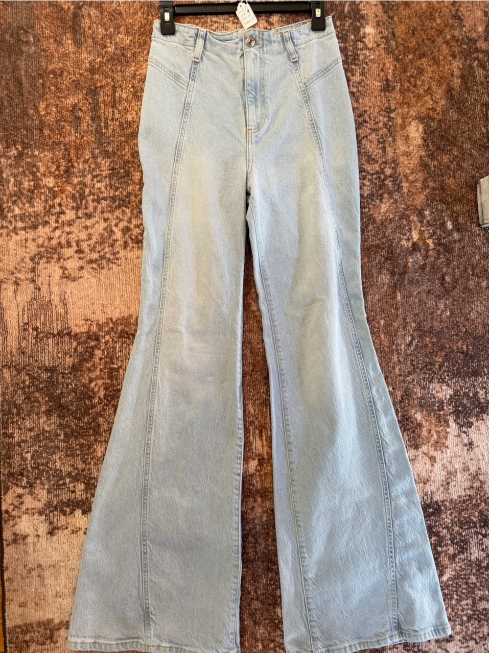 Free People We The Free Light Blue Flare Leg Jeans #0102